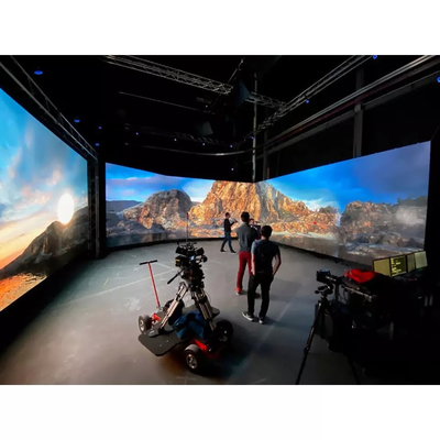 8k модульная предпосылка приведенная события студии стрельбы фильма настенного дисплея 3D Immersive виртуальная