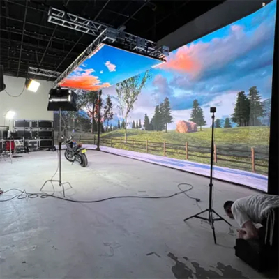 Стена студии XR приведенная предпосылкой, крытое 3D Immersive Hd привела дисплей