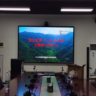 Замены стены СИД 4K Шэньчжэня P1.86 дисплей влияния экрана LCD крытой видео- соединяя